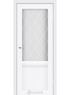 Міжкімнатні двері LAURA-01 білий матовий