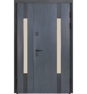 Булат Термо Хаус, модель 706/431 - 1200мм. Колір: Темний антрацит/Вулична Білий атласний