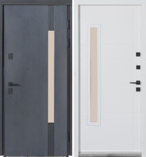 Булат Термо Хаус, модель 705/431. Колір: Темний антрацит/Вулична Білий атласний