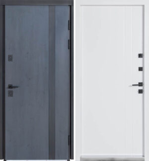 Булат Термо Хаус, модель 710/265. Колір: Темний антрацит/Вулична Білий атласний