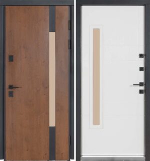 Булат Термо Хаус, модель 705/431. Колір: Дуб бронза/Вулична Молочний