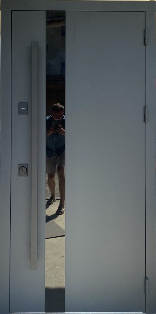 Elegant 3К ручка DMD Street HYBRID терморозрив фарба антрацит пісок гладка біла шагрень