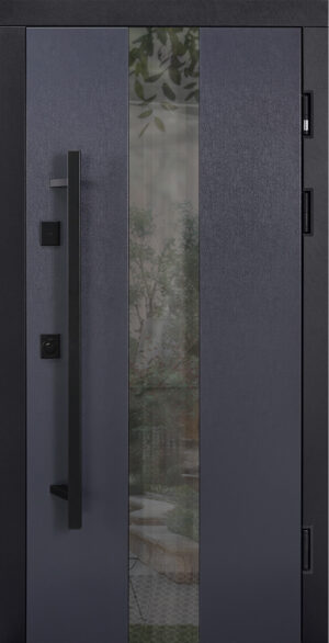 Вхідні двері з покриттям Lampre модель Queen комплектація COTTAGE ABWEHR (KT+LP5)