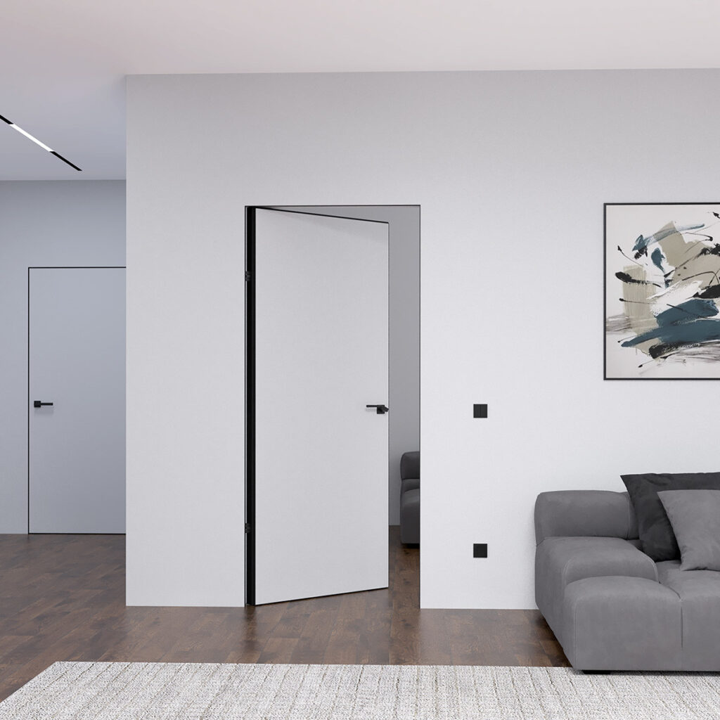 Міжкімнатні двері прихованого монтажу Smart Invisible ABWEHR (Inside)