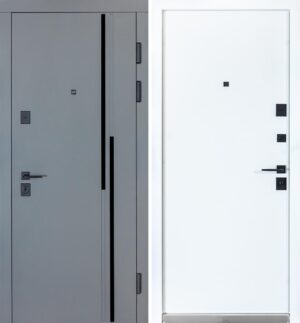 Булат Термо Ультра (квадро) Kale, модель 567/гладка. Колір: Хром/Білий матовий