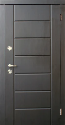 Вхідні двері Q-DOORS Канзас FORT M Тріо венге темний