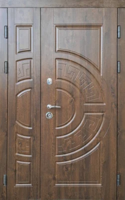 Вхідні двері Q-DOORS Греція 1200 ФОРТ М Тріо 1200 дуб темний