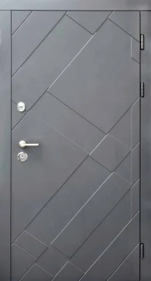 Вхідні двері Q-DOORS Графіт FORT M Стандарт Плюс Графіт