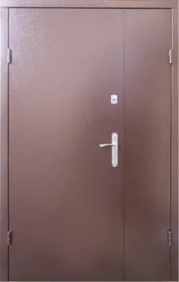 Вхідні двері Q-DOORS Техно 2, 1200 Метал / метал мідь антік