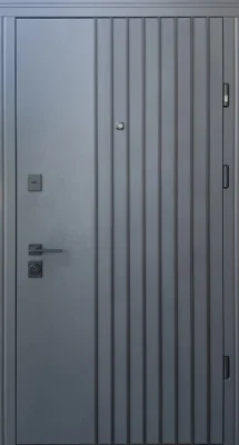 Вхідні двері STRAJ Delika STRAJ LUX Standart Securemme антрацит