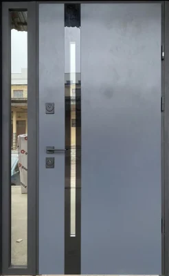 Вхідні двері STRAJ Slim S + Side Proof Side Light не стандарт антрацит