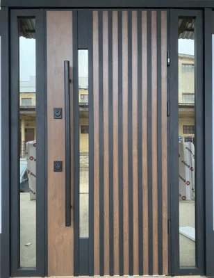 Вхідні двері STRAJ Rio S Loft DMD + Side Proof Side Light не стандарт дуб темний