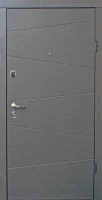 Вхідні двері Q-DOORS Нео ФОРТ М Стандарт Плюс Кале венге сірий горизонт