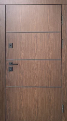 Вхідні двері Q-DOORS Ліно форт м TERMO дуб 92 дуб т