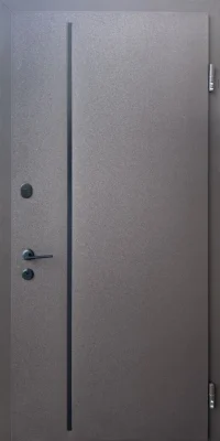 Вхідні двері Q-DOORS Наутілус Lama Zink RAL 8019