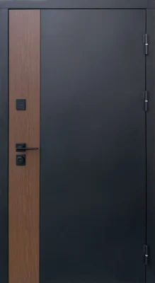 Вхідні двері Q-DOORS Преміум Болонья форт м преміум терморозрив RAL 9005 біле дерево