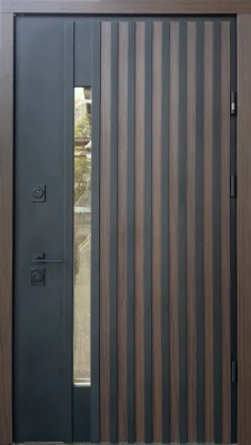 Вхідні двері STRAJ Rio-S Loft 23 PROOF Thermo дуб 23 білий атлас