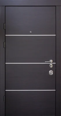 Вхідні двері Q-DOORS Горизонт АL-В Avangard HYBRID венге горизонт темне