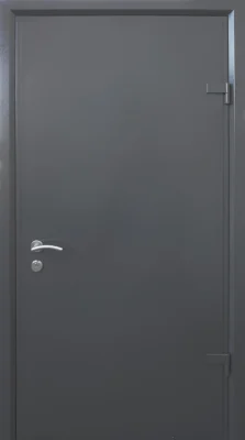 Вхідні двері STRAJ Techno-door EI 30 RAL 9975 графіт