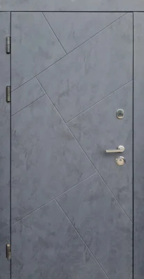 Вхідні двері Q-DOORS Авалон FORT M Тріо бетон антрацит