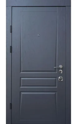 Вхідні двері Q-DOORS Авангард Тріно дуб графіт / біла шагрень