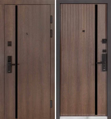 Вхідні двері Булат Булат Тандем Електро (квадро) Kale, модель 566 — дрімвуд темний, безключовий доступ